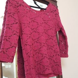Lines lace blouse